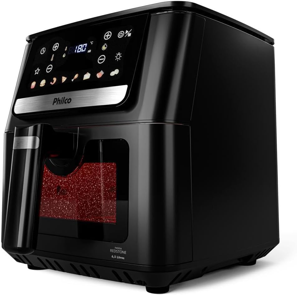 Air Fryer Philco 6,5L Visor Glass 1700W PAF65 127V — foto 6