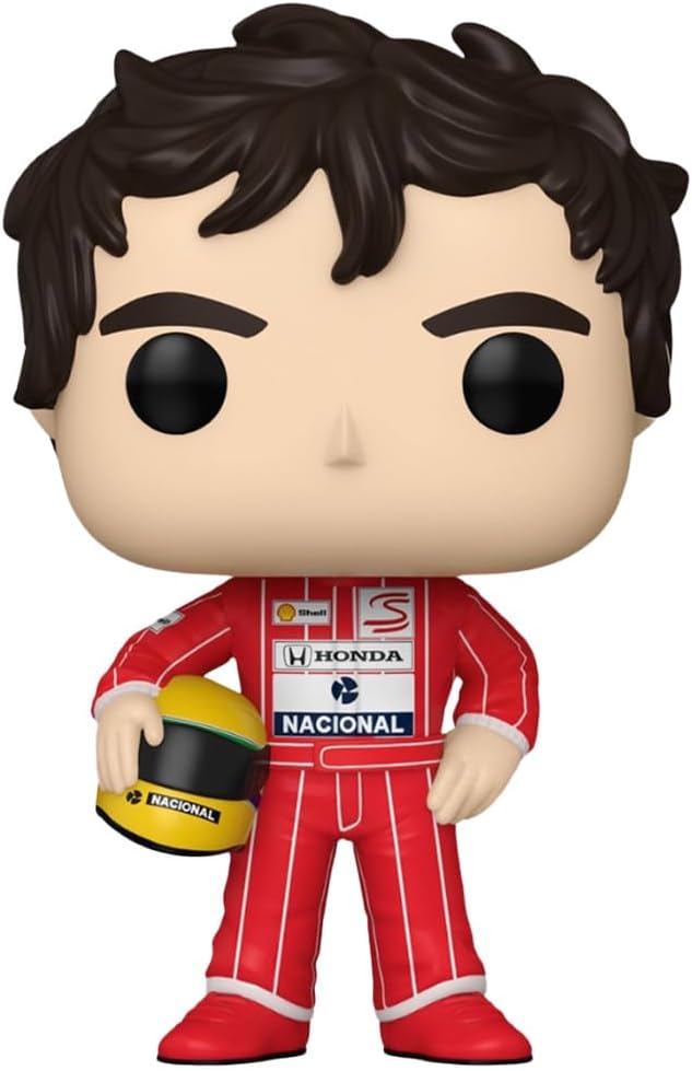 Boneco Colecionável Ayrton Senna Fórmula 1 com Capacete — foto 2
