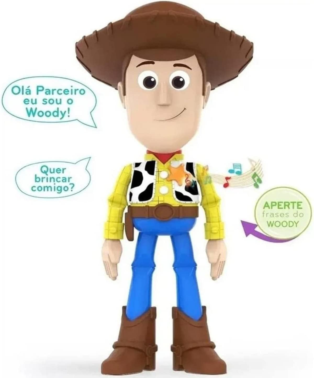 Boneco Woody com Braços Articulados e Frases do Filme — foto 3