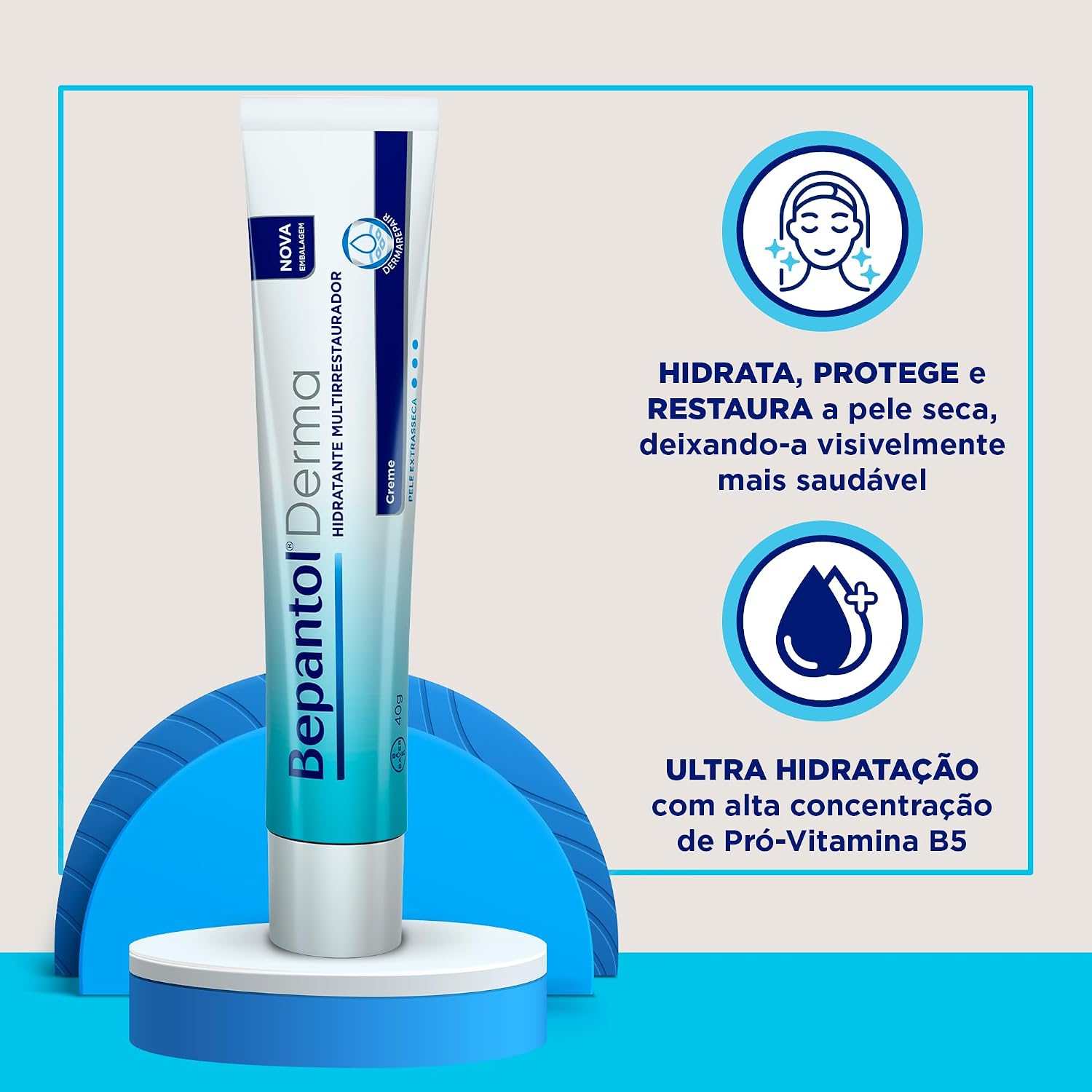Creme Hidratante Corporal Bepantol Derma — foto 2