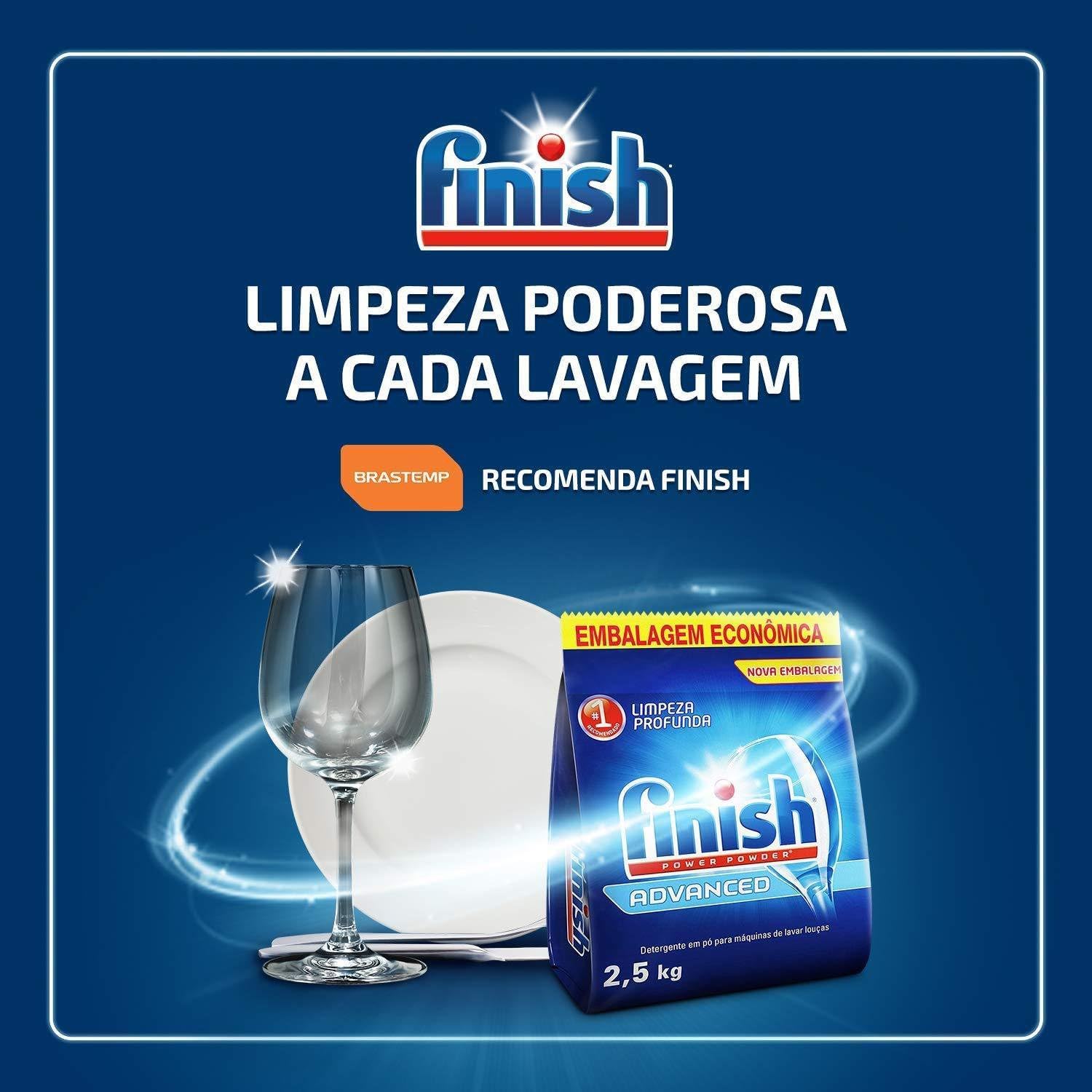 Detergente em Pó para Lava-Louças Finish Power Powder Advanced — foto 2