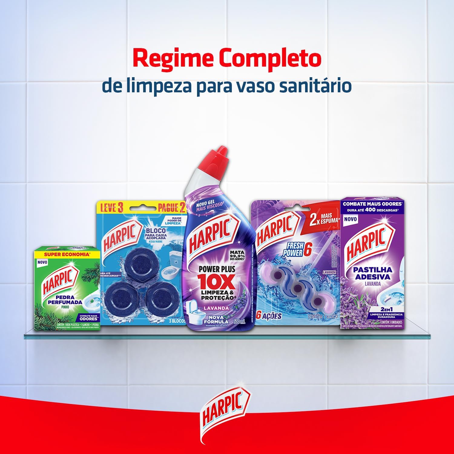 Harpic Bloco Sanitário para Caixa Acoplada Marine 3 unidades — foto 5