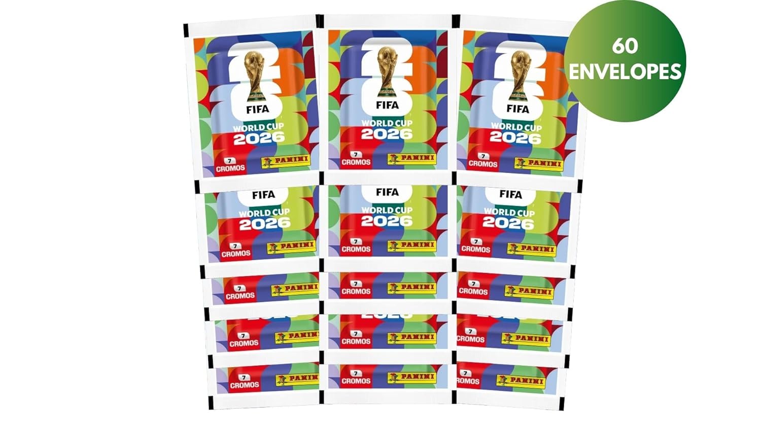 Kit com 60 Envelopes de Figurinhas FIFA WORLD CUP 2026™