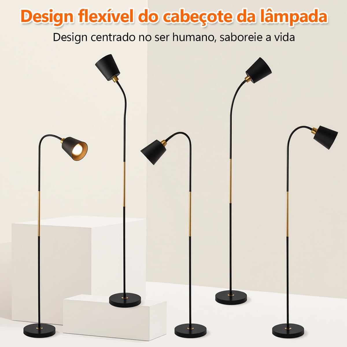 Luminária de Mesa Clássica com Cúpula e Base em Metal — foto 6