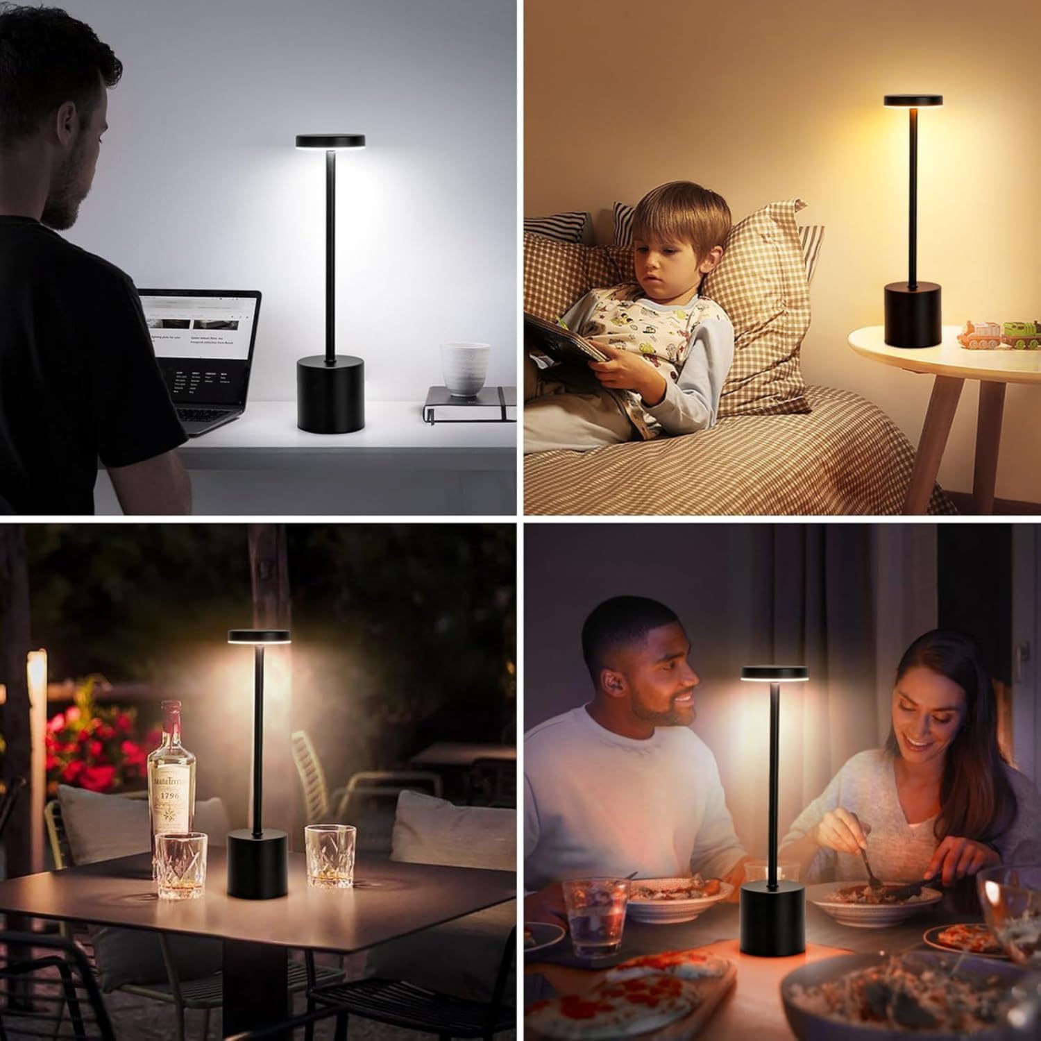 Luminária de Mesa Touch com 3 Modos de Luz Ajustáveis — foto 7