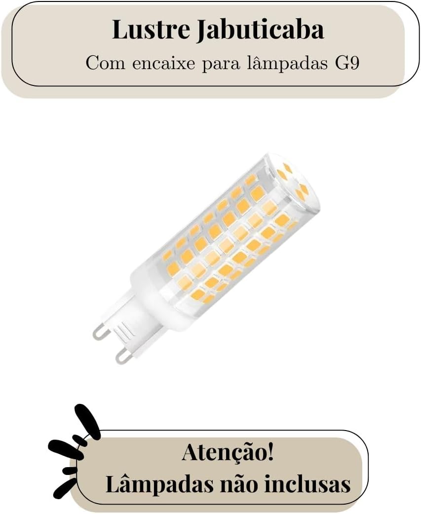 Luminária Pendente Duplo Globo 75cm — foto 7