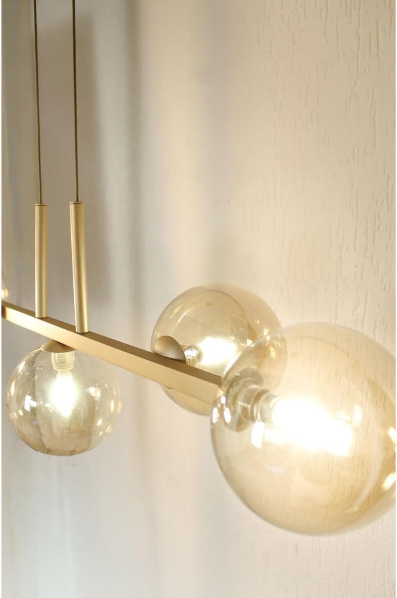 Luminária Pendente Duplo Globo 75cm — foto 5