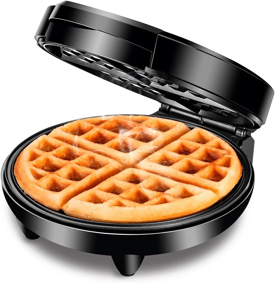 Máquina de Waffles Antiaderente para 4 Waffles