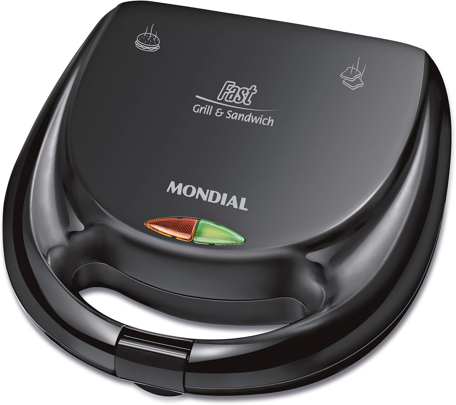 MONDIAL Sanduicheira Fast Grill &amp; Sandwich, Preto, 750W, 220V - S-12