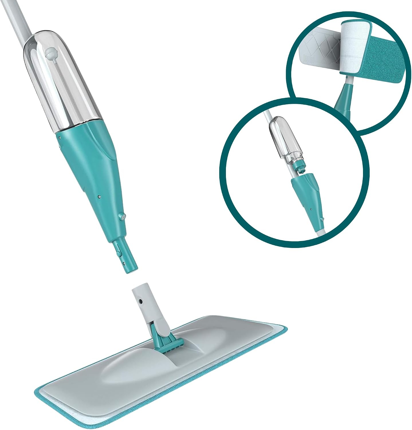 Mop Spray FIT com reservatório 365ml, Borrifa Limpa e Seca , MOP0556, Flash Limp