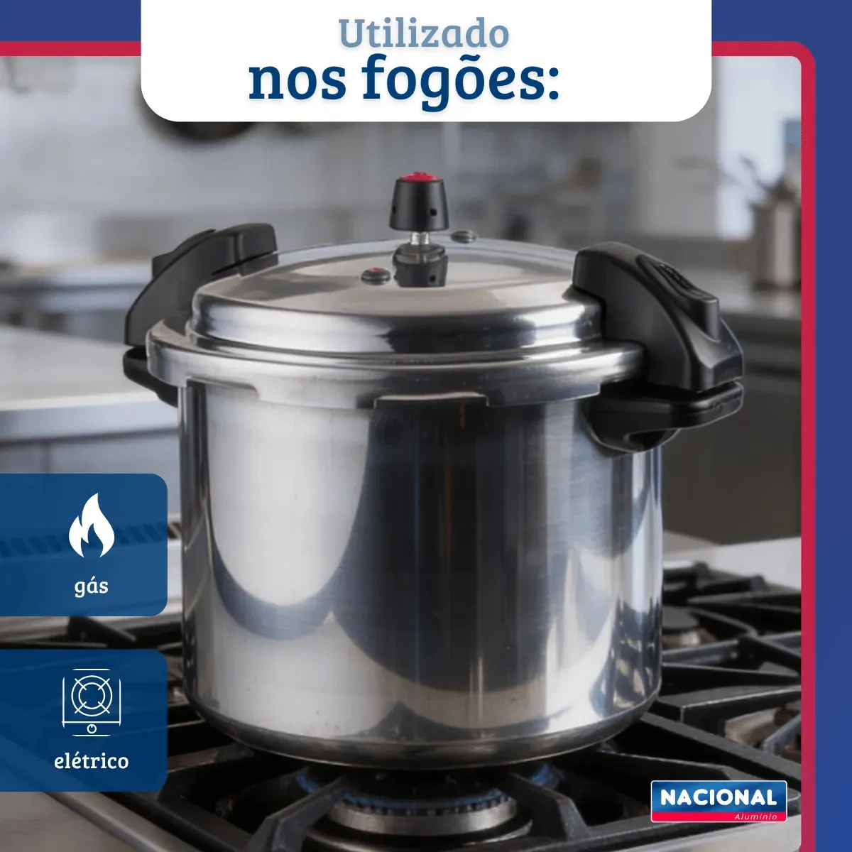 Panela De Pressão Fechamento Externo Profissional 20L Nacional — foto 2