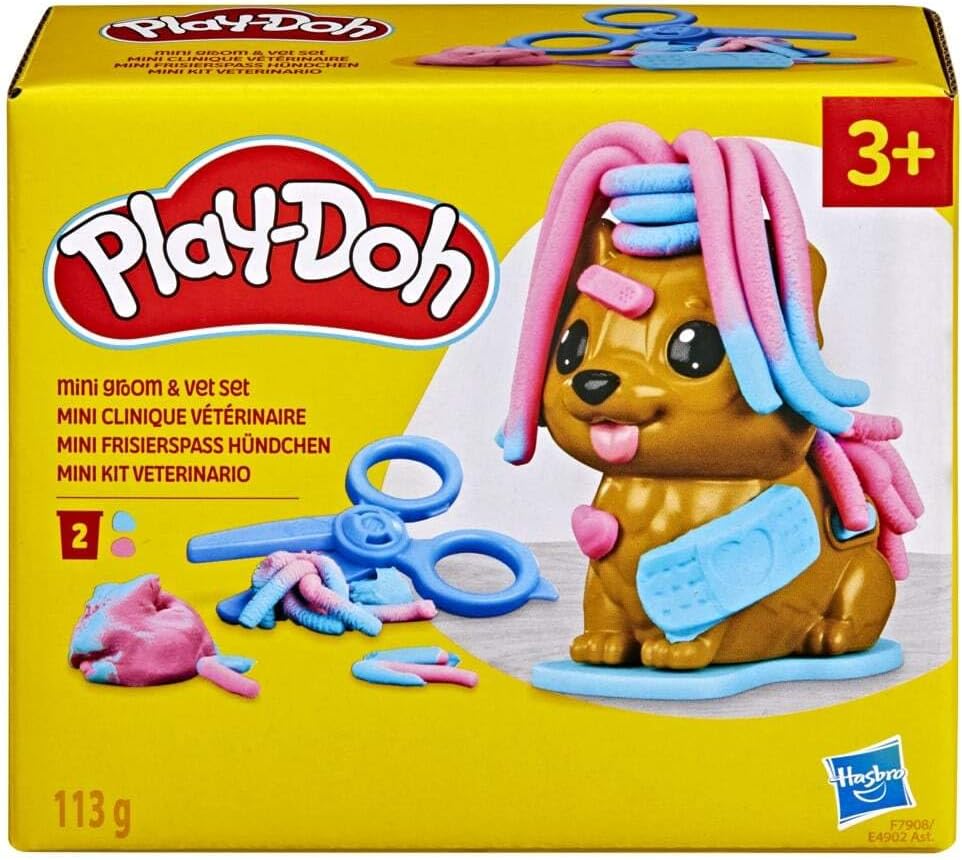Play-Doh Mini Kit Veterinário com cão, brinquedo para crianças