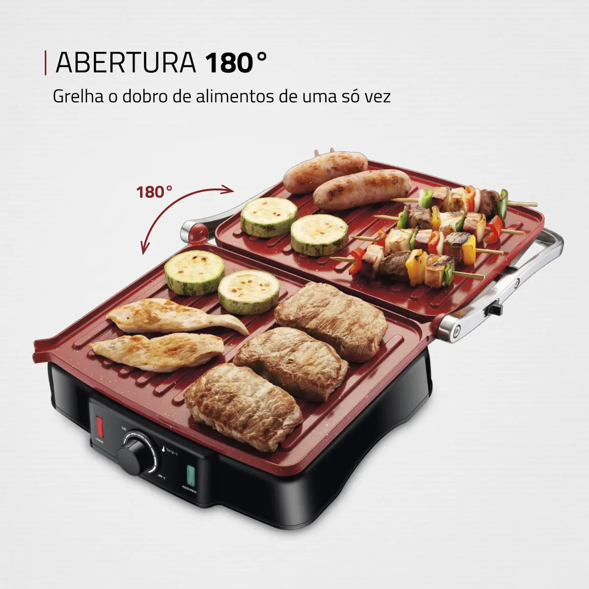 Press Grill 180° Mondial 2000W - PG-02 — foto 2