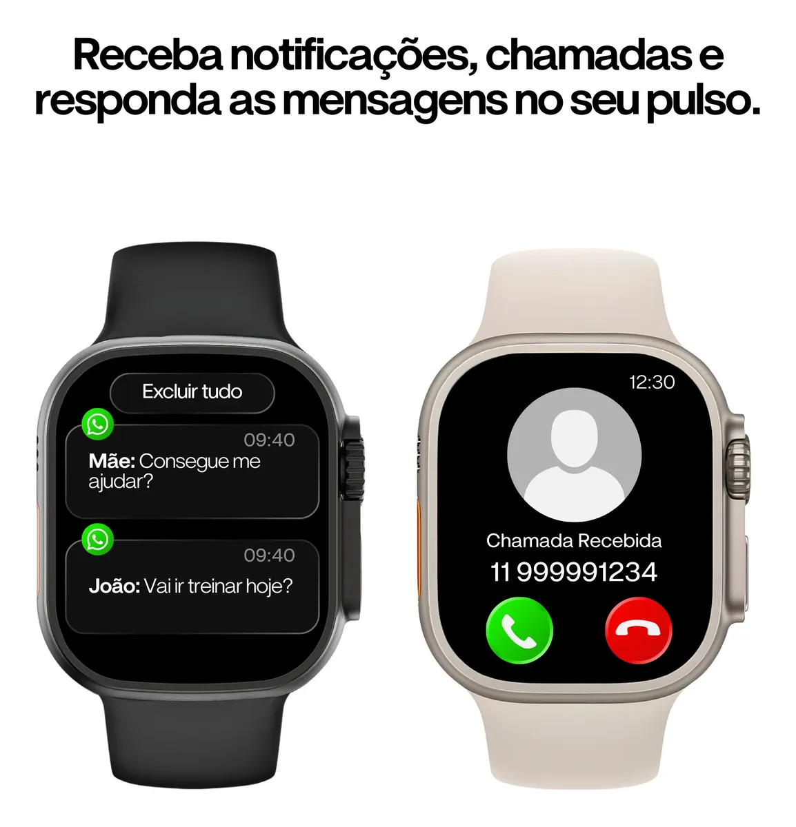 Smartwatch 2026 Ultra 5 Pro Amoled Esportivo Nfc C/ Ligações — foto 4