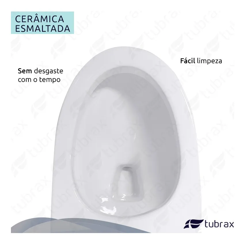 Vaso Sanitário Monobloco Caixa Acoplada Privada Tubrax — foto 2